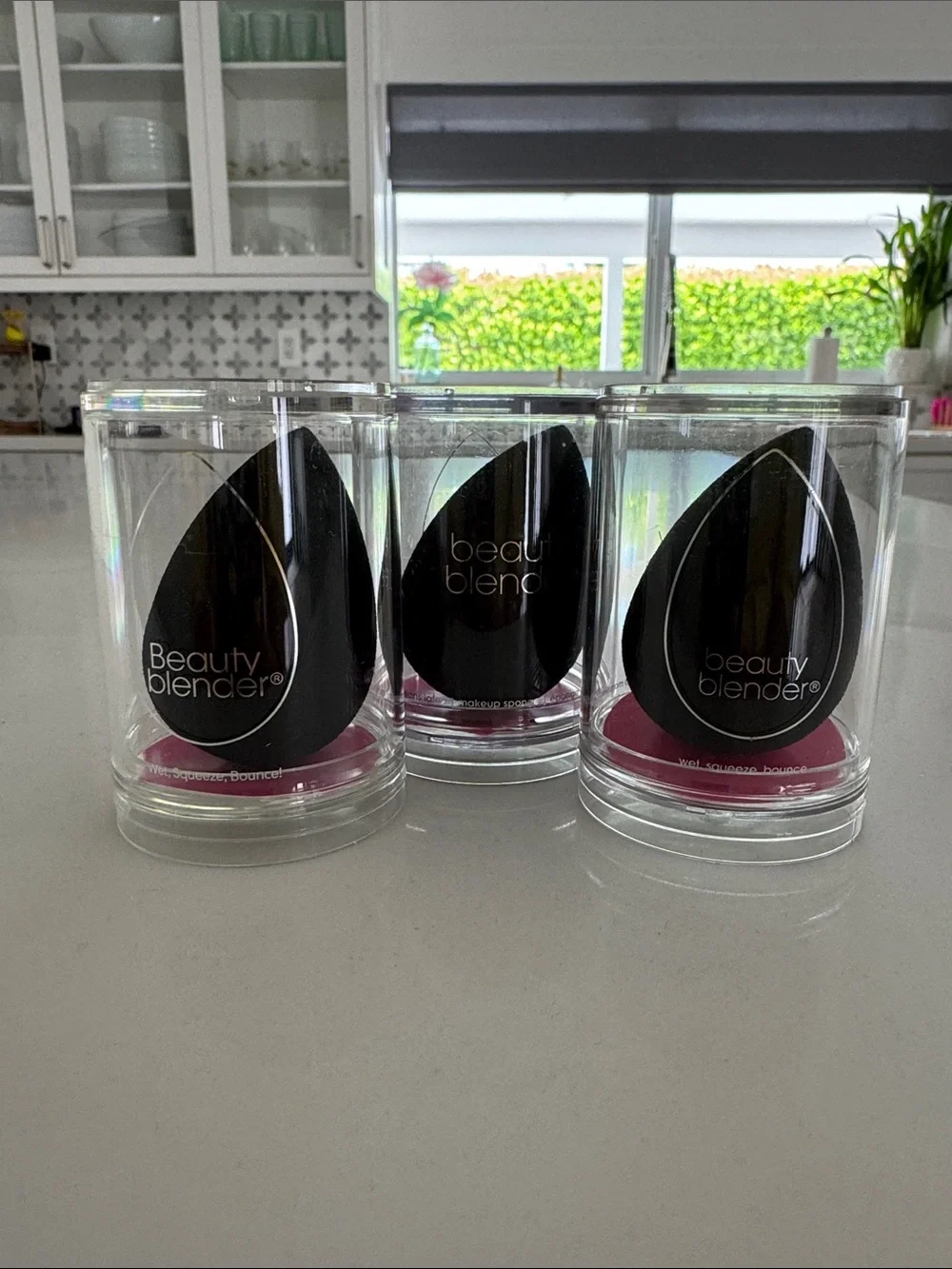 NEW Original Beautyblender Black Makeup Sponges - Set of 3